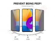 Tempered glass 28 degree anti-spy function screen protector for Samsung Galaxy A52, SM-A525F